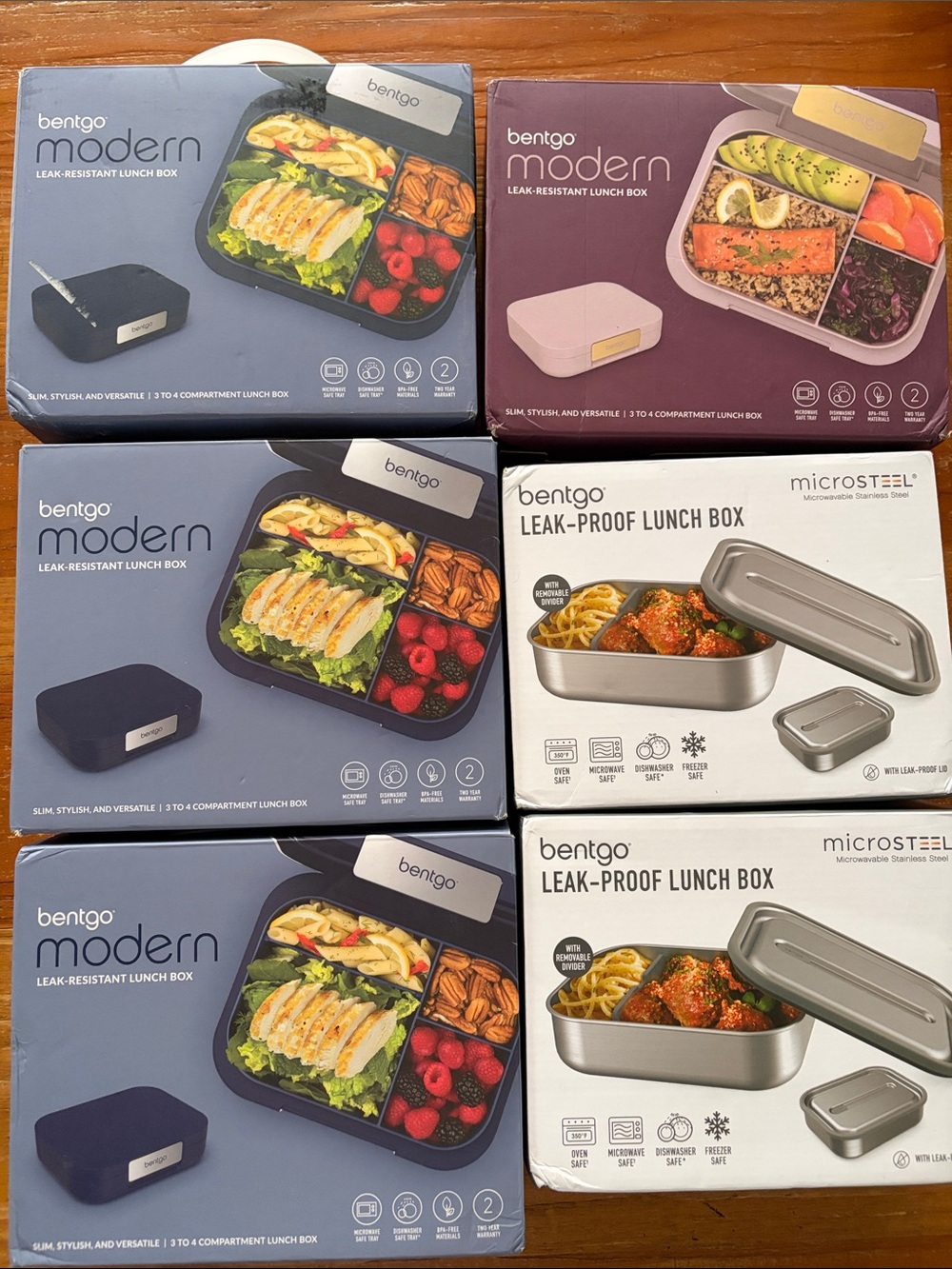 Bentgo Modern Leak-Resistant Lunch Boxes